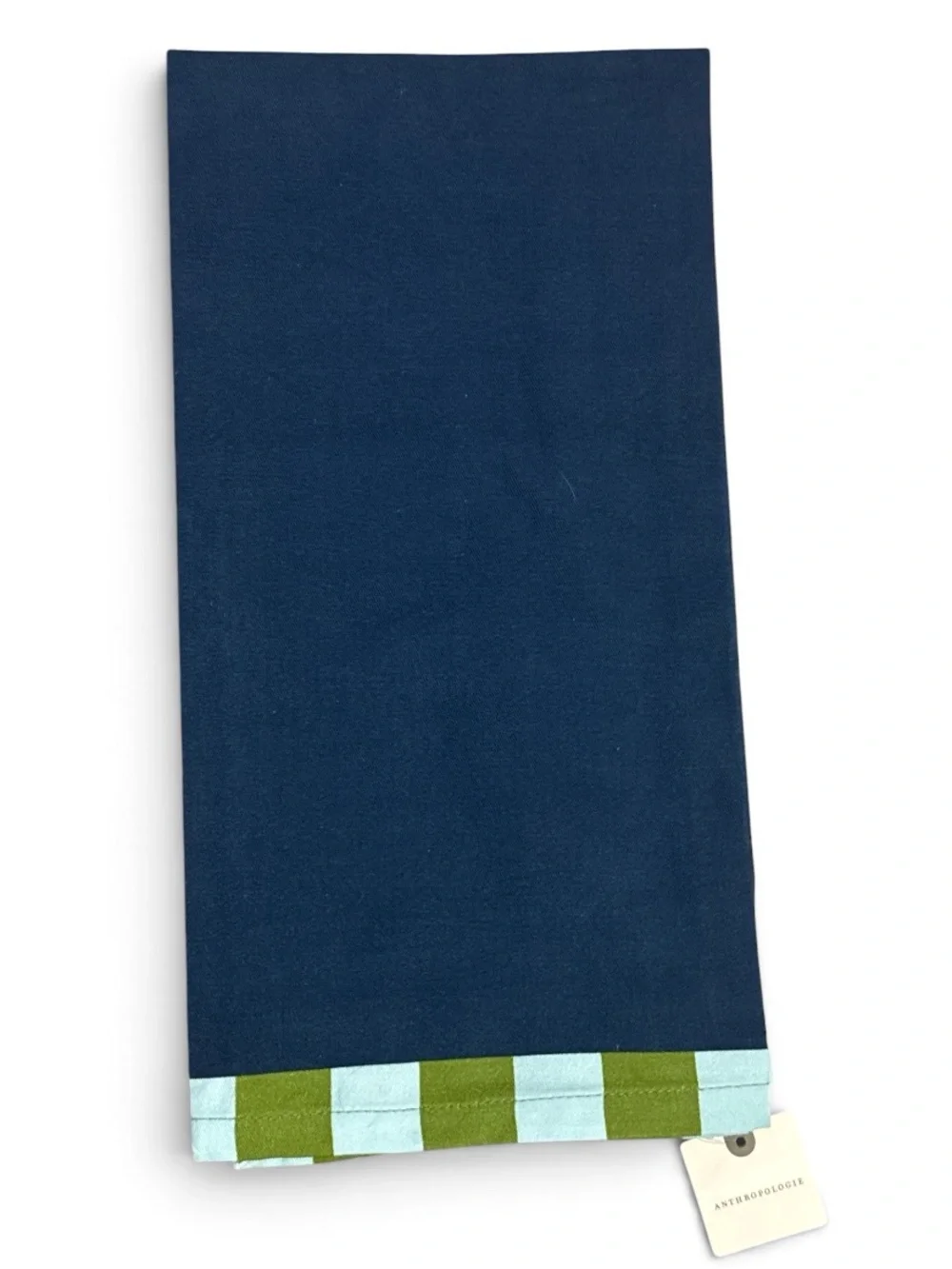 ANTHROPOLOGIE Portobello Dog Dish Towel Blue $24 NWT